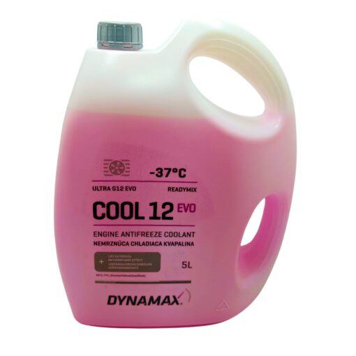 DYNAMAX Cool G12 Evo Coolant Ready Mix -37° 5 Litres Front image
