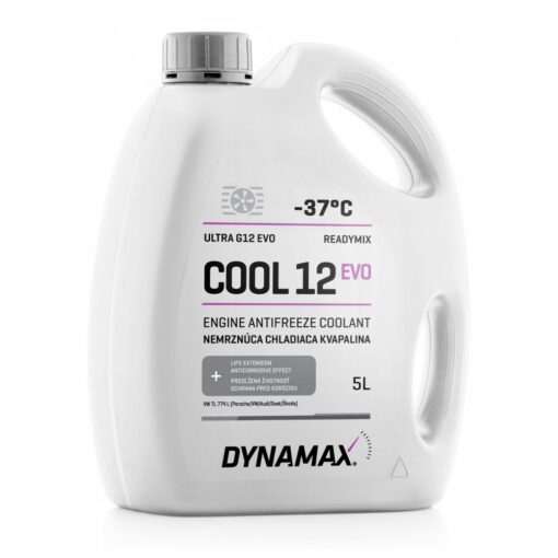 DYNAMAX Cool G12 Evo Coolant Ready Mix -37° 5 Litres